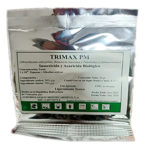 BIO-004 Insecticida y Acaricida Biológico Trimax PM